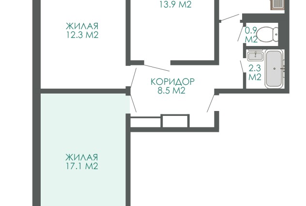 Фото Продается комната в 3-комн. квартире на ул. Уборевича, 112 — 29