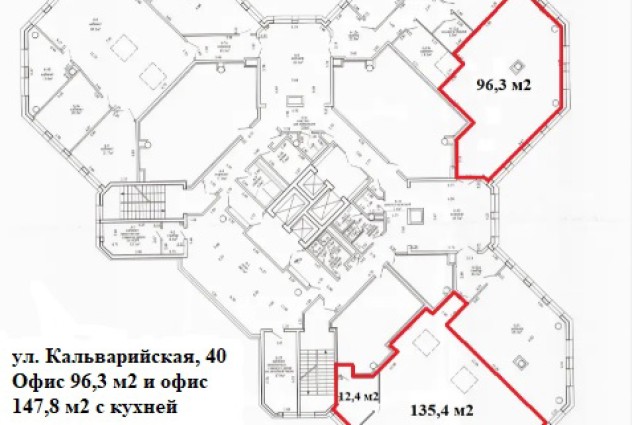 Фото  Аренда офисов 96,3 м² и 147,8 м² возле метро “Молодежная” — 29