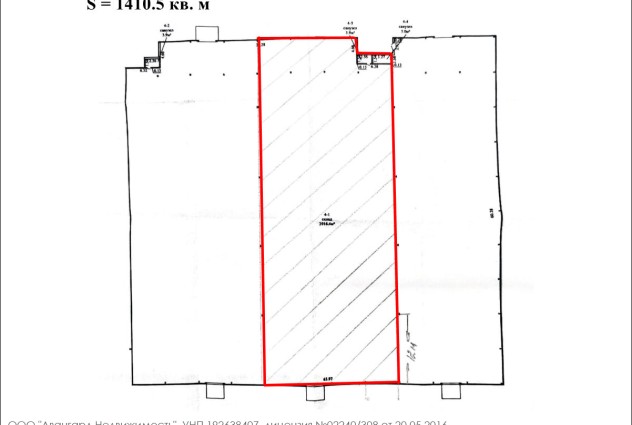 Фото Аренда складского помещения 1410,5 м2 в Дзержинском районе — 21