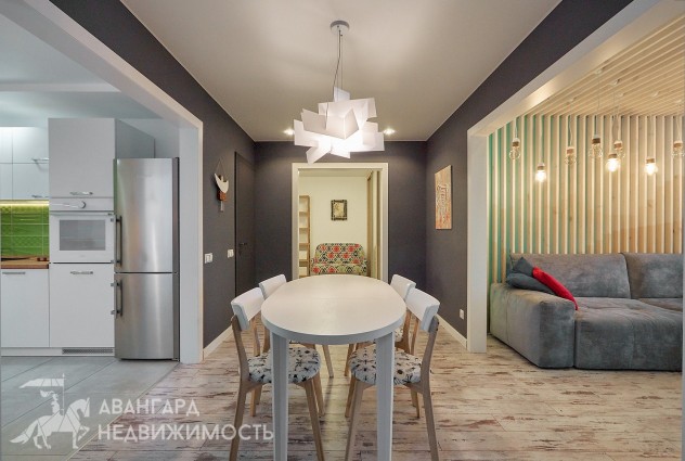 Фото 3-комнатная квартира с дизайнерским ремонтом в Новой Боровой — 9