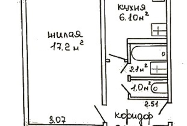 Фото Продается 1-комнатная квартира по адресу: ул. Васнецова 8к3 — 27