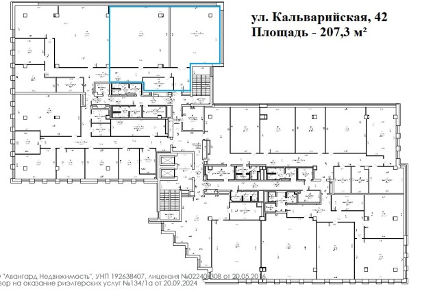 Фото Офис 207,3 м² с новым ремонтом возле метро “Молодежная” — 29