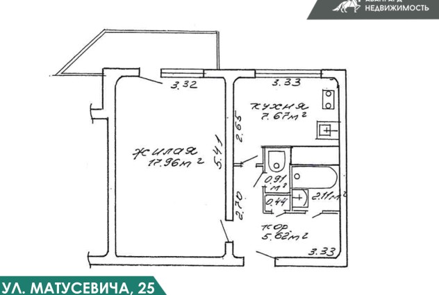 Фото Выгодное расположение! Рядом метро и парк — 33