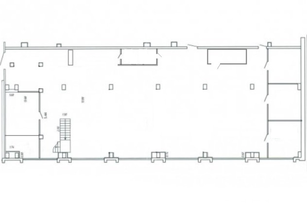 Фото Аренда помещения 581,6 м² на 1-м этаже БЦ “Тайм” — 1