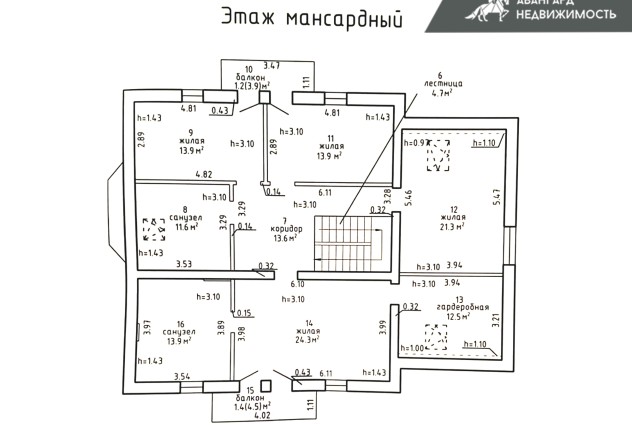 Фото Коттедж с современной архитектурой! Дизайнерский ремонт! — 99