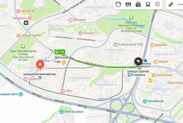 Фото Светлая 1-комнатная квартира рядом с метро/транспортом. Заезжай и живи! — 21