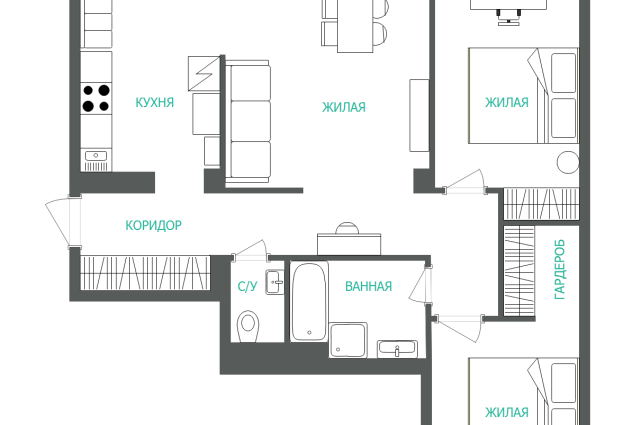 Фото ЖК «Левада».Самая выгодная цена м² за квартиру с ремонтом — 45