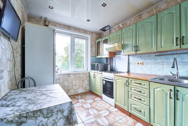 Фото Уютная 2-ная квартира около лесопарка «Ангарская-2»! — 9