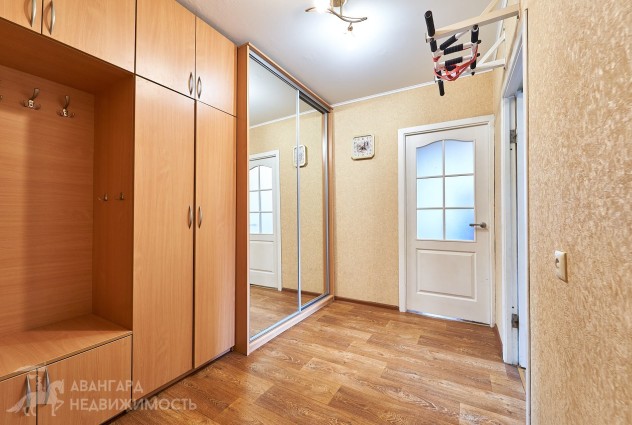 Фото Уютная 2-ная квартира около лесопарка «Ангарская-2»! — 17