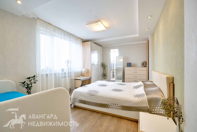 Фото 3-комнатная со стильным ремонтом недалеко от метро Грушевка. — 11