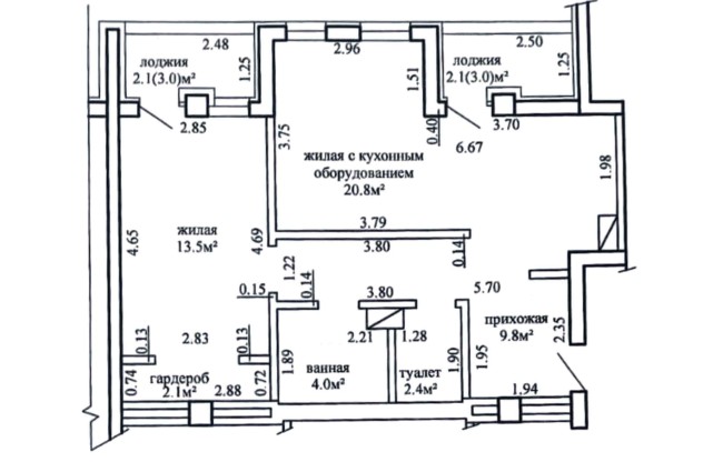 Фото 2-комн. квартира в новом доме. Центр, м. Ковальская Слобода — 61