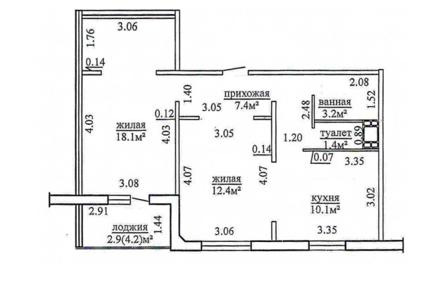 Фото Обустроенная 2-к квартира в Фаниполе — 31