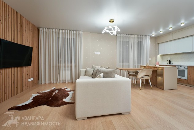 Фото Видовая квартира на 22 этаже с новым дизайнерским ремонтом в ЖК D3 — 31