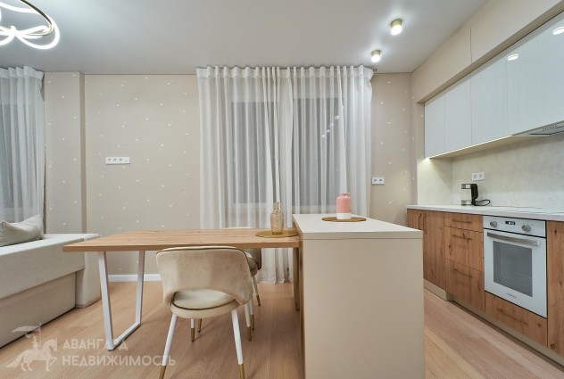 Фото Видовая квартира на 22 этаже с новым дизайнерским ремонтом в ЖК D3 — 39