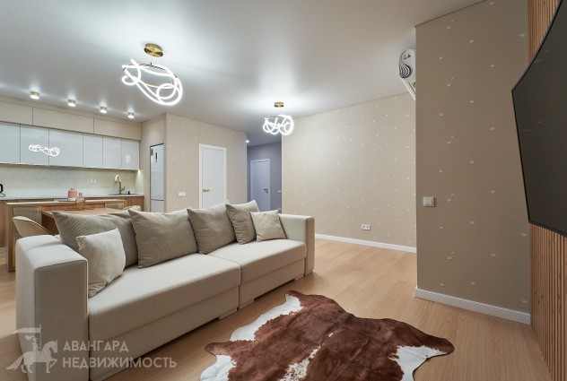 Фото Видовая квартира на 22 этаже с новым дизайнерским ремонтом в ЖК D3 — 51