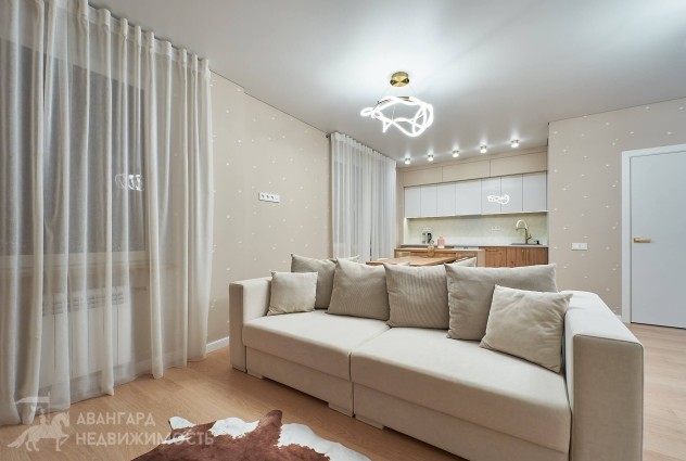 Фото Видовая квартира на 22 этаже с новым дизайнерским ремонтом в ЖК D3 — 53