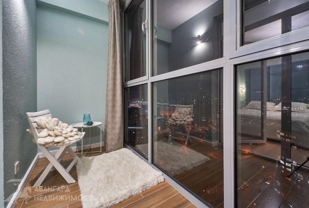 Фото Видовая квартира на 22 этаже с новым дизайнерским ремонтом в ЖК D3 — 69