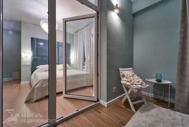 Фото Видовая квартира на 22 этаже с новым дизайнерским ремонтом в ЖК D3 — 73