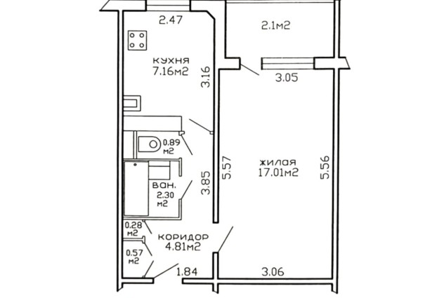 Фото Светлая уютная квартира с абсолютно новым ремонтом возле воды и парка — 45