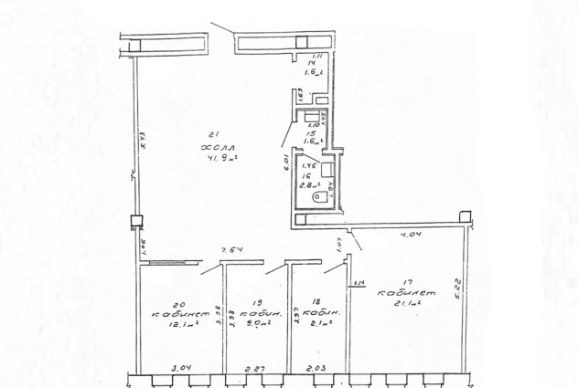 Фото Офис 98,2 м² возле метро на пр-те Дзержинского — 39