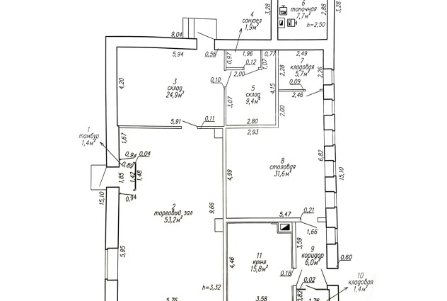 Фото Здание магазина-столовой в д.Новый двор Раковский с/с в 25 км от МКАД — 13