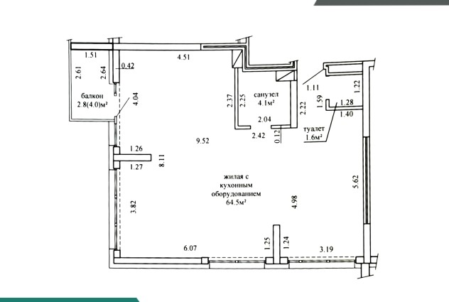 Фото Квартира свободной планировки! ЖК «Минск Мир»! Дом «Бора-Бора» 2023 г.п. — 49