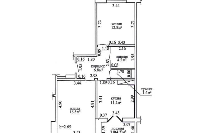 Фото Комната возле Новой Боровой. — 45