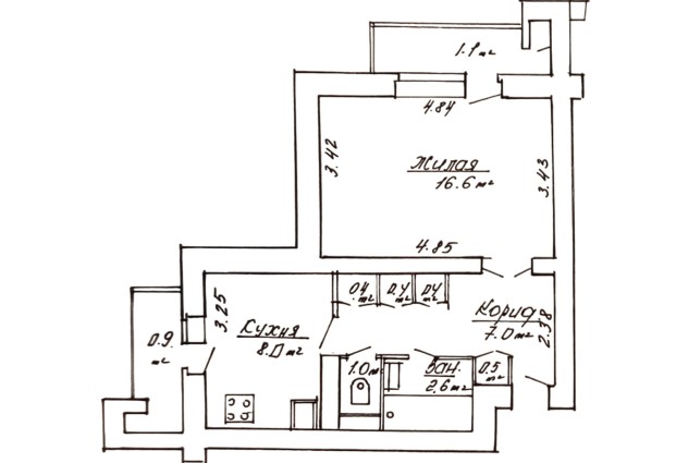 Фото 1-комн. квартира рядом со ст. метро Каменная Горка.  — 37