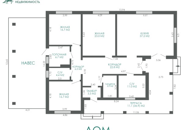 Фото Дом в окружении березовой рощи — 97