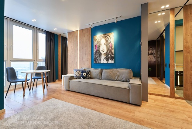 Фото Светлая видовая квартира с новым ремонтом возле парка — 35