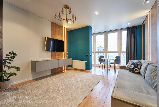 Фото Светлая видовая квартира с новым ремонтом возле парка — 41