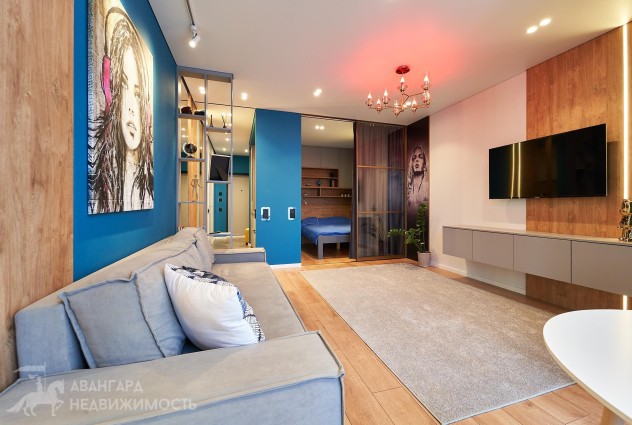 Фото Светлая видовая квартира с новым ремонтом возле парка — 65