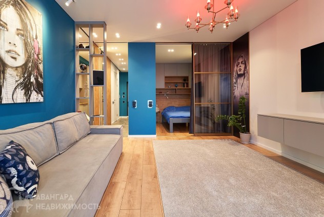 Фото Светлая видовая квартира с новым ремонтом возле парка — 69