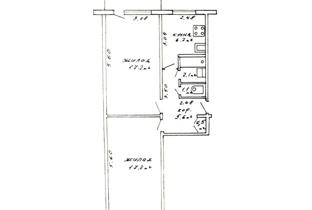 Фото Продаётся доля в квартире по адресу ул. Сердича, 36 (комната 17.2м2) — 31