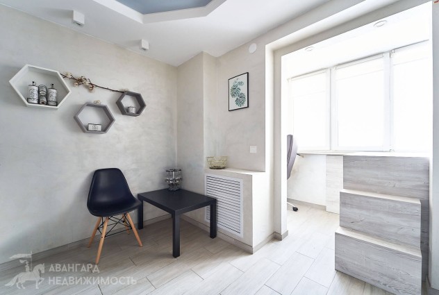 Фото 1-комнатная квартира с мебелью и техникой! — 13