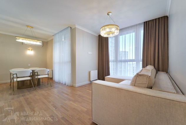 Фото Светлая просторная квартира с абсолютно новым ремонтом возле парка — 21