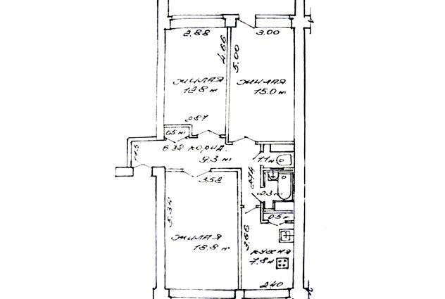 Фото 3 ком. квартира в кирпичном доме с великолепной локацией! — 61