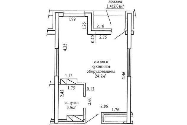 Фото 1-ая квартира с ремонтом в жилом комплексе «Minsk World» — 35