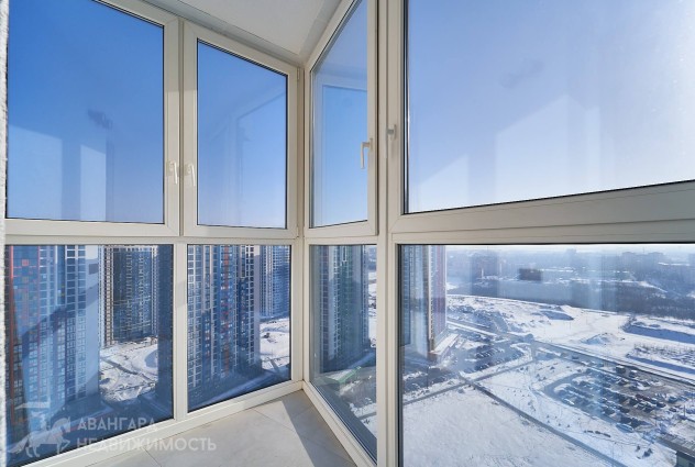 Фото 2-комнатная с отличным ремонтом на 24-м этаже — 31