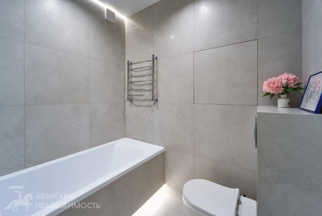 Фото 2-комнатная с отличным ремонтом на 24-м этаже — 41