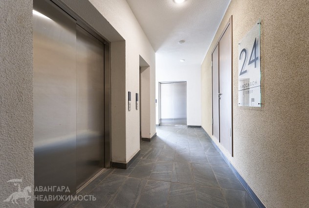 Фото 2-комнатная с отличным ремонтом на 24-м этаже — 43