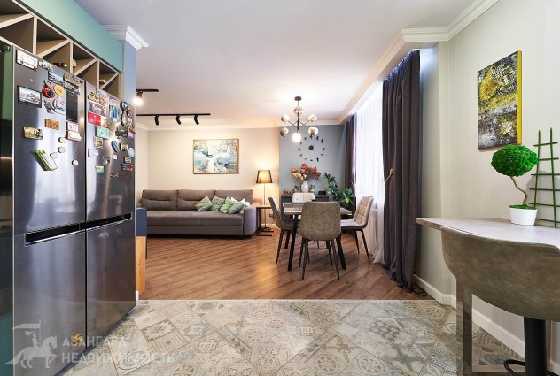 Фото Просторная квартира с ремонтом рядом с Лошицким парком! — 21