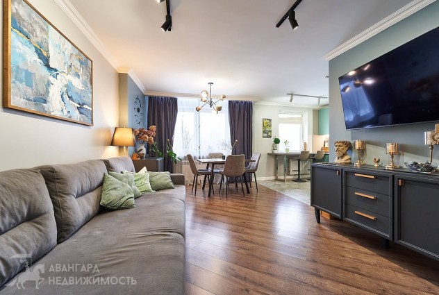 Фото Просторная квартира с ремонтом рядом с Лошицким парком! — 31