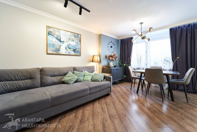 Фото Просторная квартира с ремонтом рядом с Лошицким парком! — 33