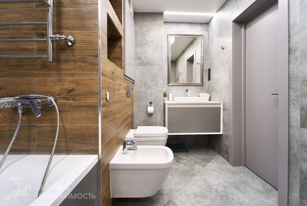 Фото Просторная квартира с ремонтом рядом с Лошицким парком! — 43