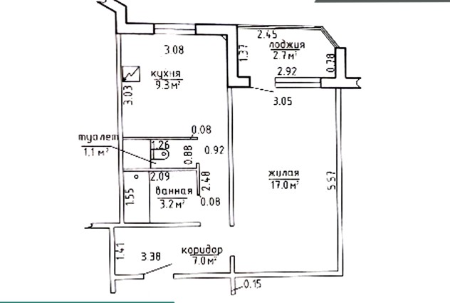 Фото Сдается 1-комнатная квартира по адресу ул. Н.Н. Александрова, 1 (Боровляны)  — 41