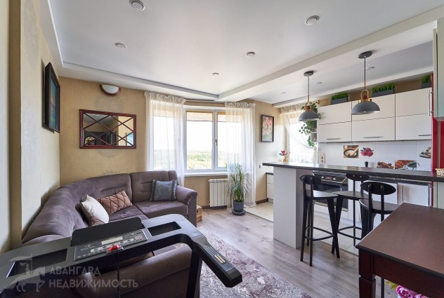 Фото 2-комнатная квартира с отличным ремонтом ул. Бумажкова 37А — 15