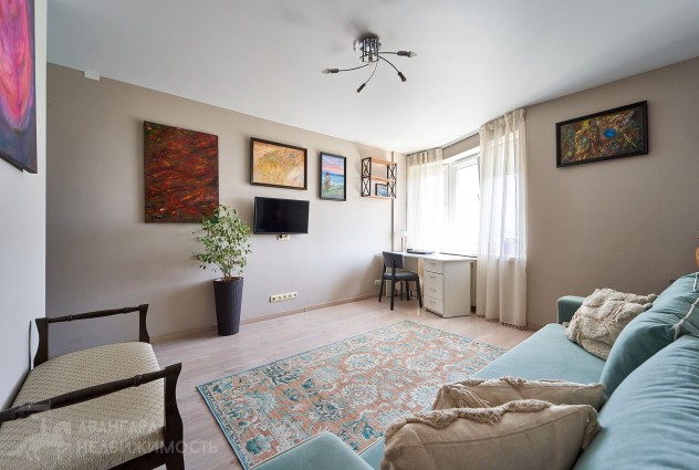 Фото 2-комнатная квартира с отличным ремонтом ул. Бумажкова 37А — 31