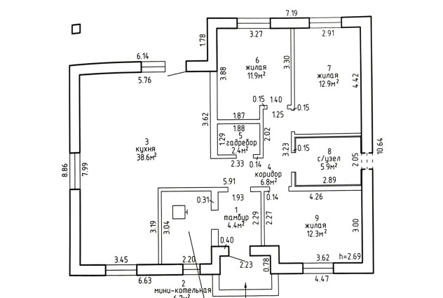 Фото Готовый дом в 12 км от Минска в д. Мацевичи.   — 97