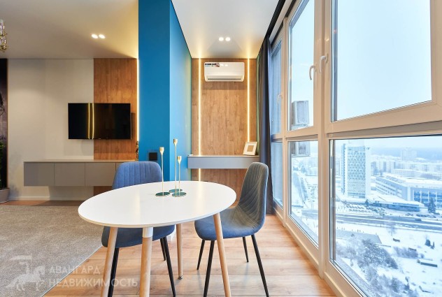 Фото  Первое заселение! Сдается евродвушка с панорамным видом  — 35